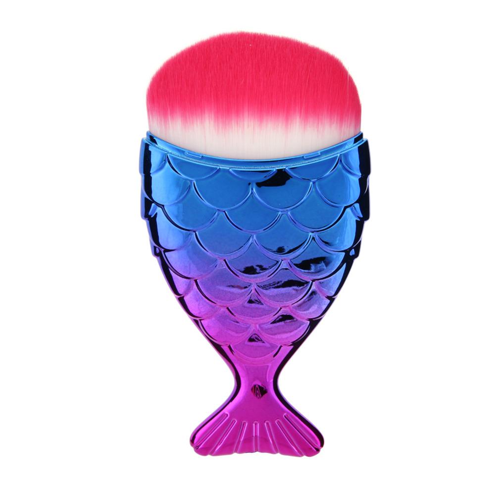 Professional Powder Mermaid Makeup Brushes Set