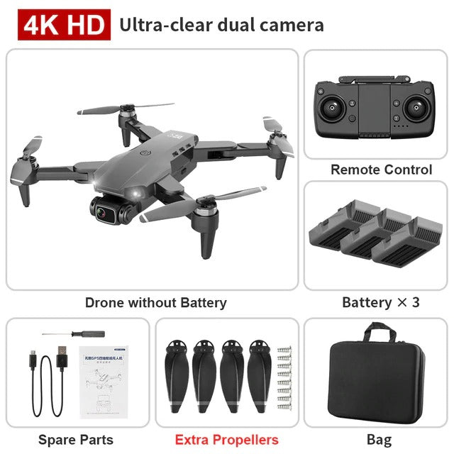 New L900 Pro Drone with 4K HD Dual Camera and GPS 5G WIFI FPV
