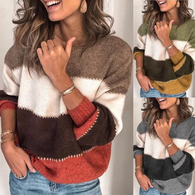 Leopard Print Raglan Sweater