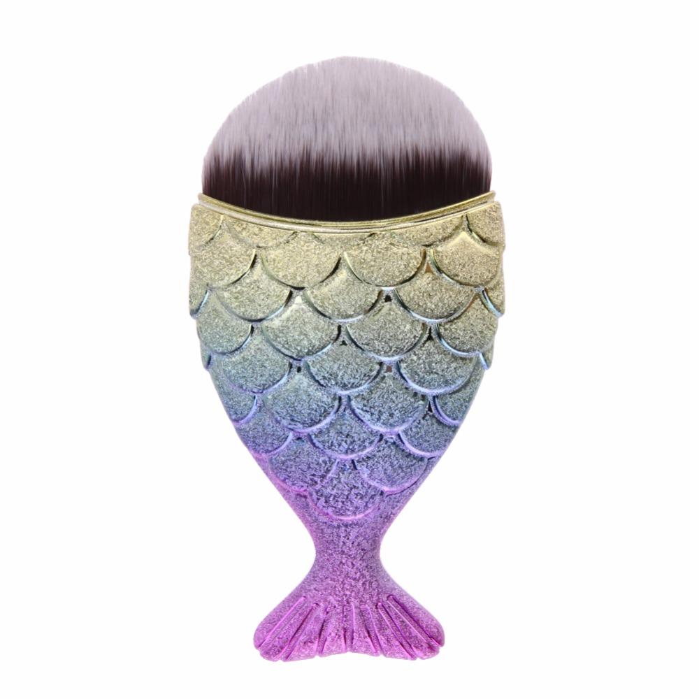 Professional Powder Mermaid Makeup Brushes Set