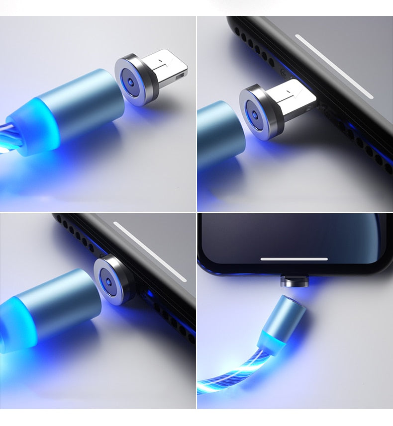Magnetic LED Charging Cable