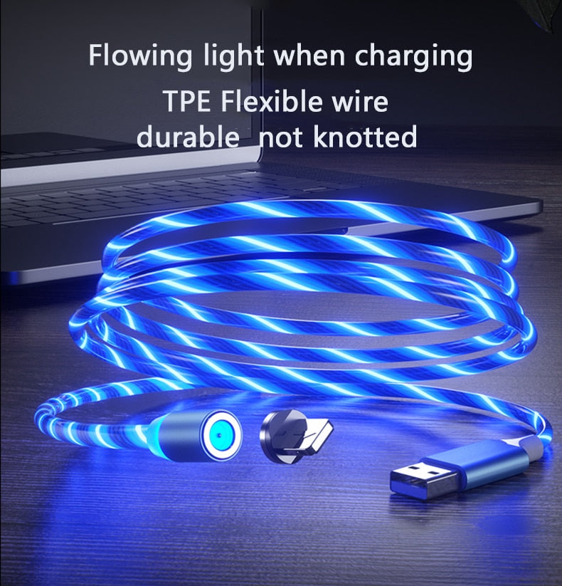 Magnetic LED Charging Cable