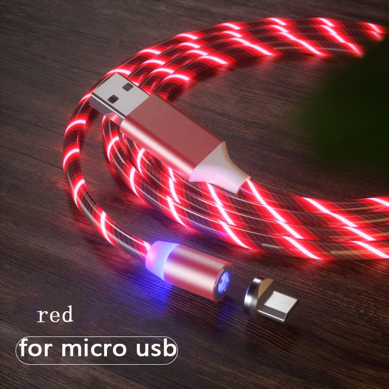 Magnetic LED Charging Cable
