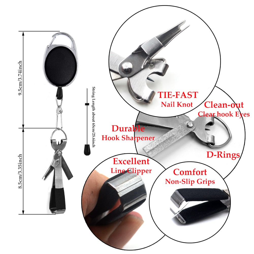 MNFT Pro Fast Tie 4-in-1 Stainless Steel Fishing Tool