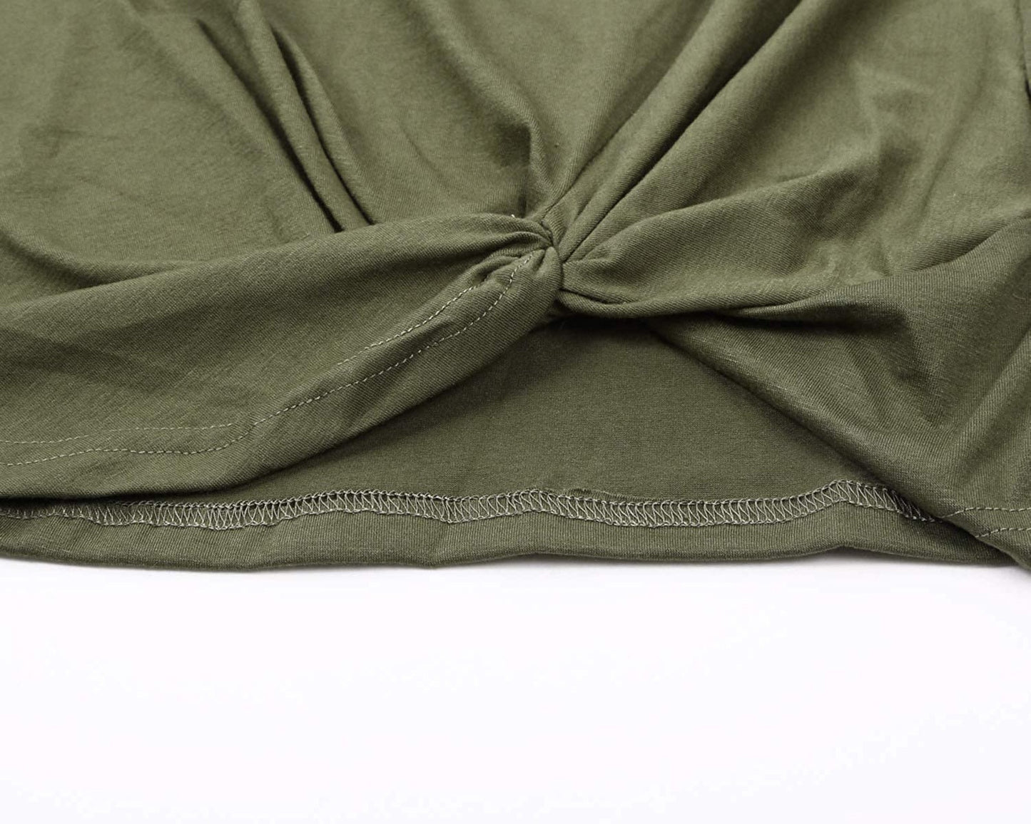 Girls Long Sleeve Twist-Front Tee (Multiple Colors Available)