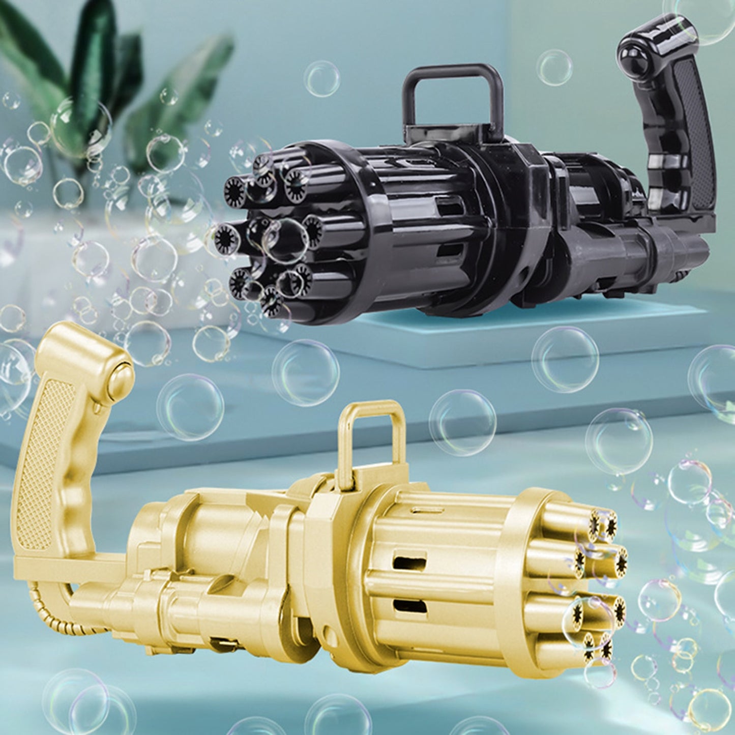 Super Automatic Soap Bubble Machine Gun