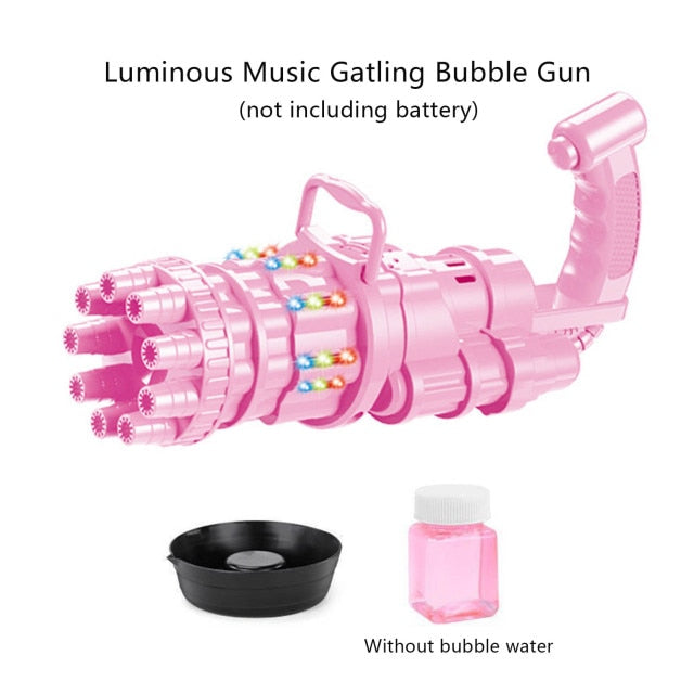 Super Automatic Soap Bubble Machine Gun