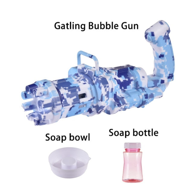 Super Automatic Soap Bubble Machine Gun