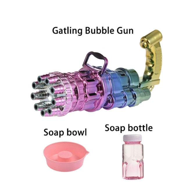 Super Automatic Soap Bubble Machine Gun