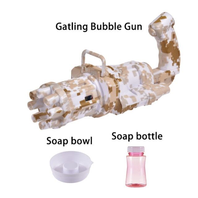 Super Automatic Soap Bubble Machine Gun