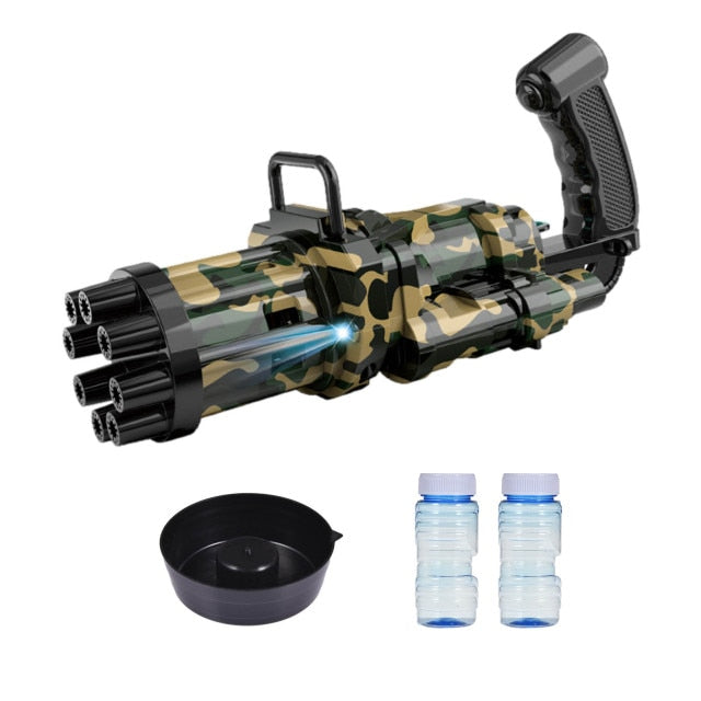 Super Automatic Soap Bubble Machine Gun