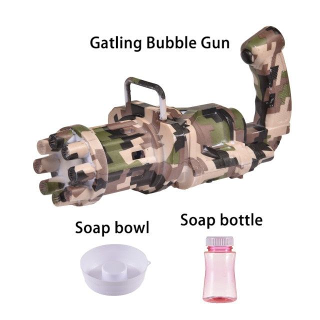 Super Automatic Soap Bubble Machine Gun