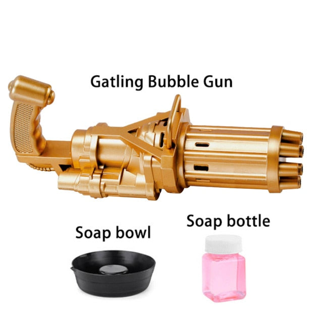 Super Automatic Soap Bubble Machine Gun