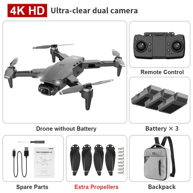 New L900 Pro Drone with 4K HD Dual Camera and GPS 5G WIFI FPV