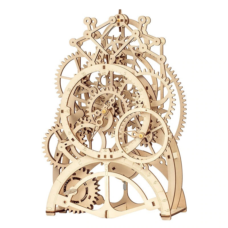 Robotime 3D Wooden Puzzle with Mechanical Gears Building Kit