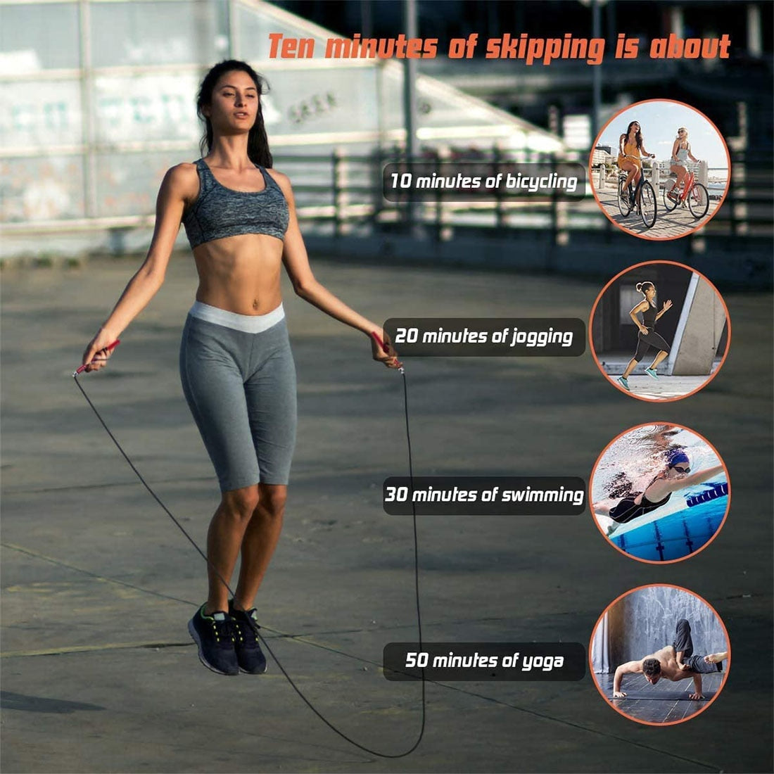 High Quality Steel Bearing Jumping Rope