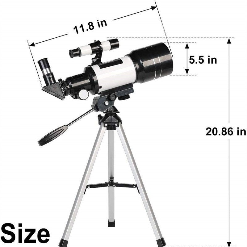 Visionking Refraction Astronomical Telescope With Portable Tripod