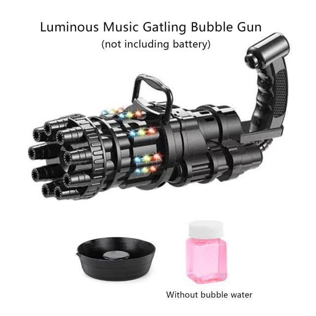 Super Automatic Soap Bubble Machine Gun