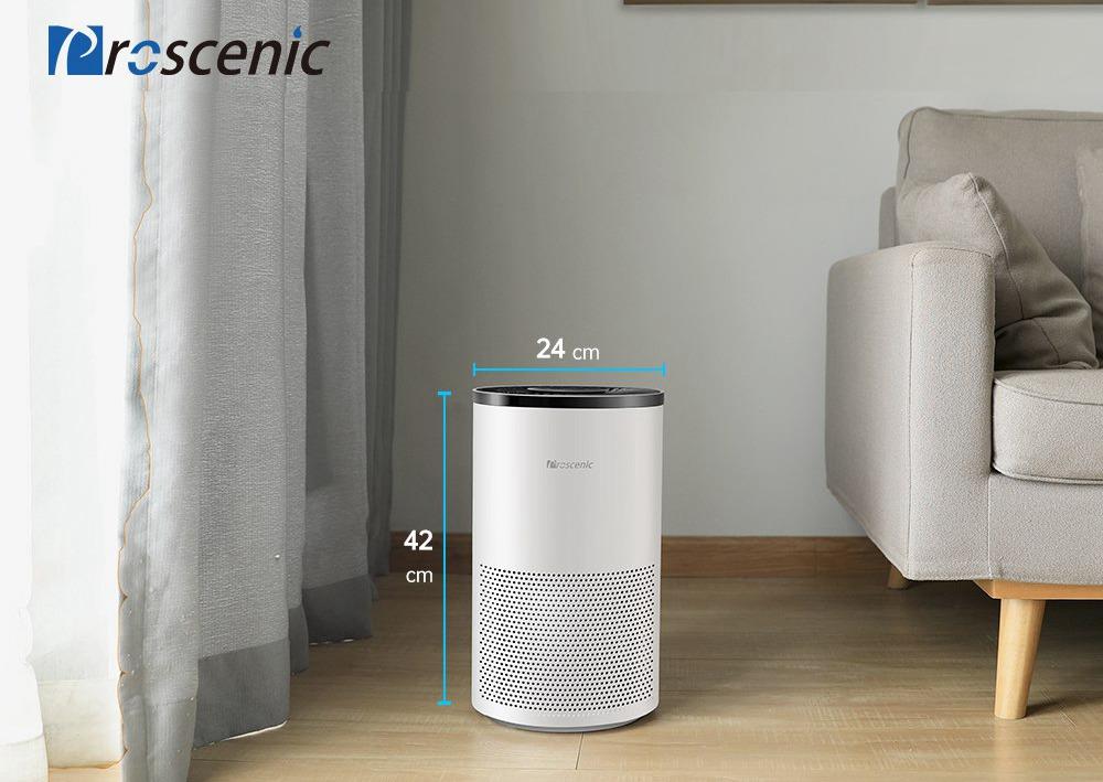 Proscenic A8 Air Purifier for Home with H13 True HEPA Filter and Smart Control