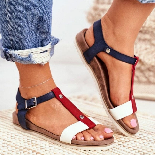 2021 Womens Gladiator Wedge Sandals (Multiple Colors)