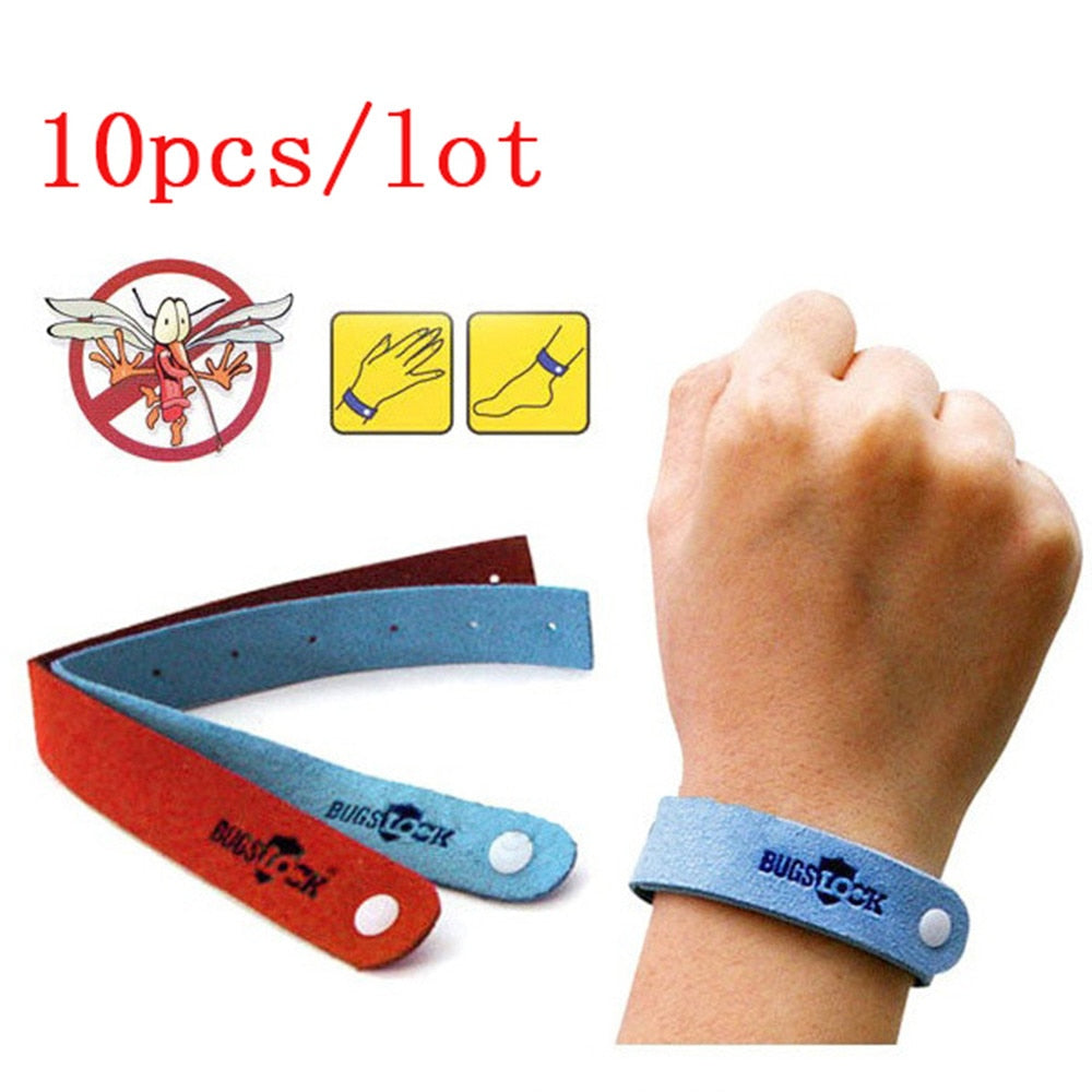 10Pcs Mosquito Repeller Bracelet
